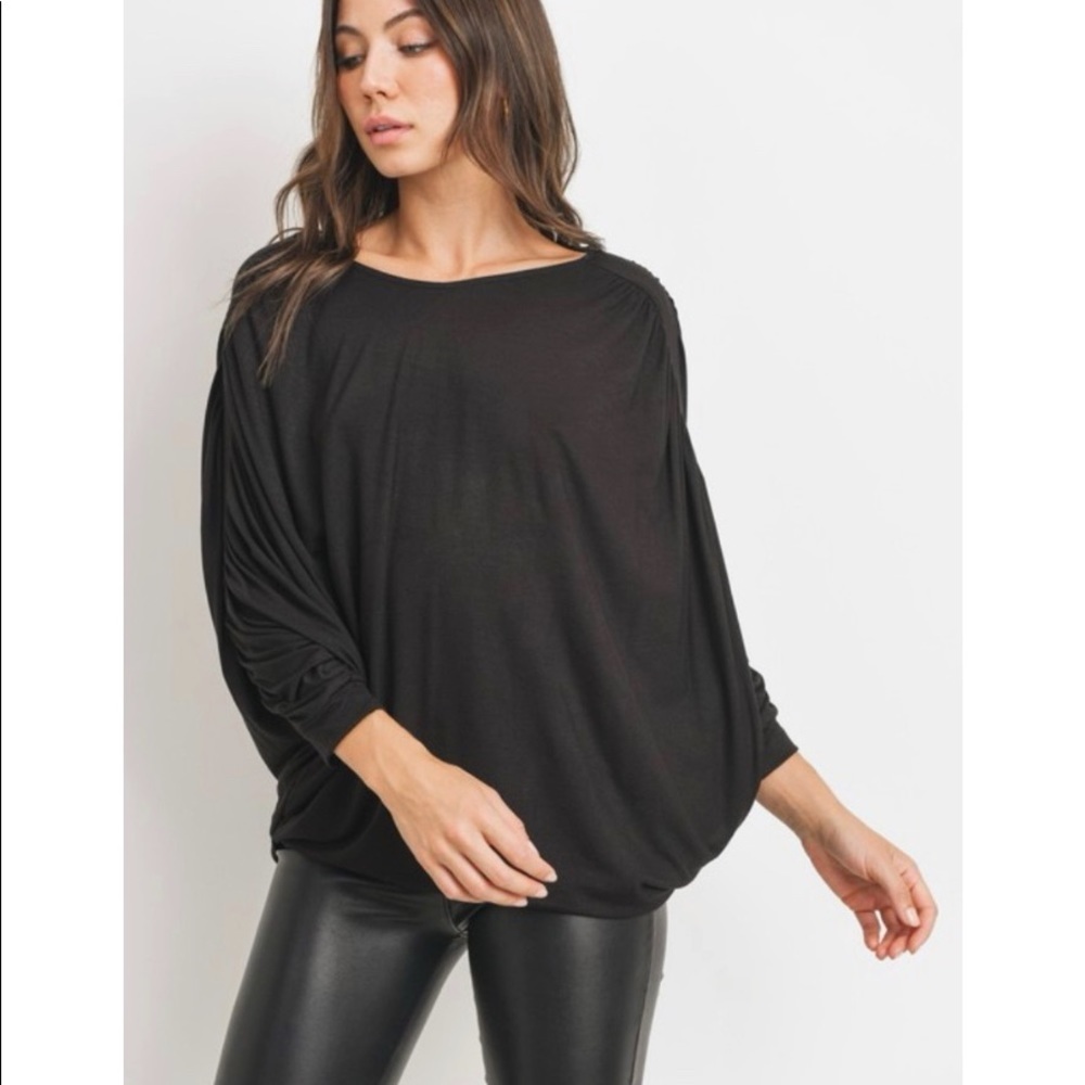 NEW! Shirred Sleeve Top! - Picture 4 of 6